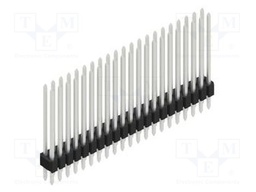 Connector: pin strips; pin header; male; PIN: 42; 1.27mm; THT; 2x21