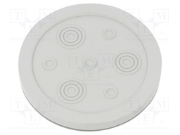 Multigate grommet; light grey; Holes no: 7; -40÷100°C; IP54
