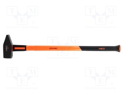 Hammer; fitter type; 4kg; fiberglass