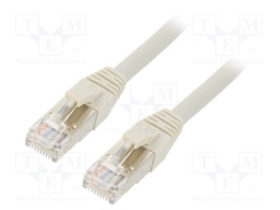 Patch cord; ETHERLINE® Cat.6a,S/FTP; 6a; stranded; Cu; LSZH; grey