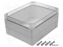 Enclosure: multipurpose; X: 270mm; Y: 340mm; Z: 165mm; INDUSTRIAL