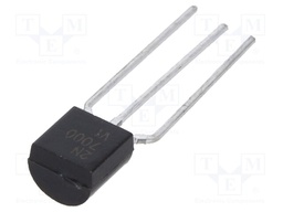 Transistor: N-MOSFET; unipolar; 60V; 0.2A; 0.35W; TO92