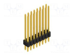 Connector: pin strips; pin header; male; PIN: 16; 1.27mm; THT; 2x8