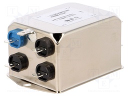 Filter: anti-interference; three-phase; 400VAC; 10A; 50x40x65mm