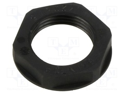 Nut; M20; polyamide; 27mm; black; Thread: metric; SKINTOP® GMP-HF-M