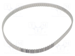 Timing belt; AT5; W: 10mm; H: 2.7mm; Lw: 500mm; Tooth height: 1.2mm