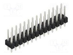 Connector: pin strips; pin header; male; PIN: 28; 2.54mm; THT; 2x14