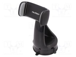 Car holder; black; for windscreen; Size: 3.2"-6.0"