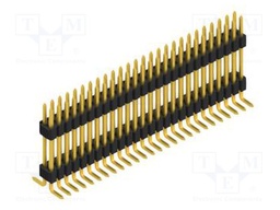 Connector: pin strips; pin header; male; PIN: 52; 1.27mm; SMT; 2x26