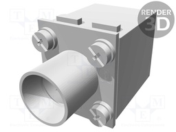 Connector: rectangular; module; male; Han Modular 200A PE; PIN: 1