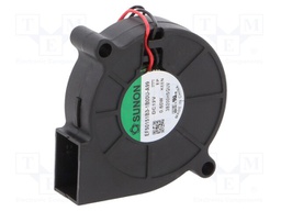 Fan: DC; blower; 12VDC; 51.6x51.7x15mm; 4.41m3/h; 26dBA; 3200rpm