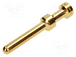 Contact; male; 0.75mm2; 18AWG; Han E HMC; gold-plated; crimped; 16A