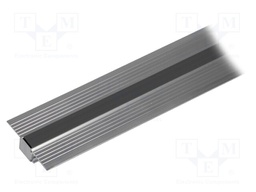 Profiles for LED modules; natural; L: 1m; KOZMA; aluminium; raw