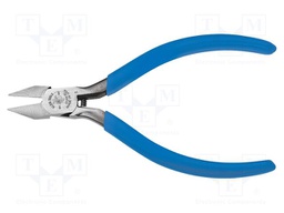 Pliers; side,cutting; handles with plastic grips,return spring