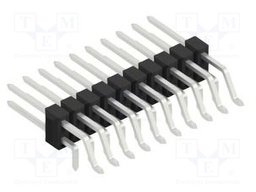 Connector: pin strips; pin header; male; PIN: 20; 2.54mm; SMT,THT