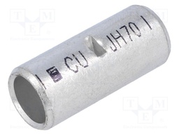 Butt splice; copper; 70mm2; tinned