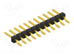 Connector: pin strips; pin header; male; PIN: 11; 2.54mm; SMT; 1x11