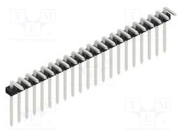 Connector: pin strips; pin header; male; PIN: 21; 2mm; THT; 1x21