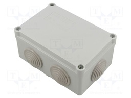 Enclosure: junction box; X: 120mm; Y: 50mm; Z: 80mm; wall mount; ABS