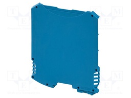 Housing half; left; blue; UL94V-0; ME MAX 3-3; PA; X: 6.3mm; Y: 99mm