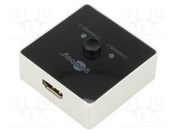 Switch; HDCP 2.2,HDMI 2.0; black; Input: HDMI socket x2