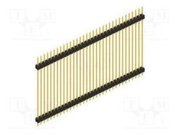 Connector: pin strips; pin header; male; PIN: 33; 2.54mm; THT; 1x33