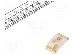 LED; SMD; 0603; orange; 120÷250mcd; 1.6x0.8x0.45mm; 120°; 2.1÷2.5V
