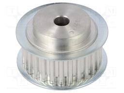 Belt pulley; T5; W: 16mm; whell width: 27mm; Ø: 42.2mm; aluminium