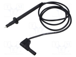 Test lead; 16A; probe tip,angular banana plug 4mm; Urated: 1kV
