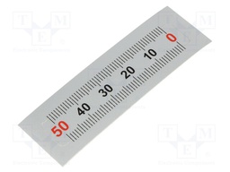 Ruler; figures horizontally arranged,self-adhesive; W: 11mm