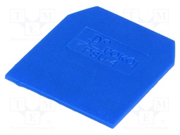End/partition plate; Application: ZUG-G2.5,ZUG-G4; blue