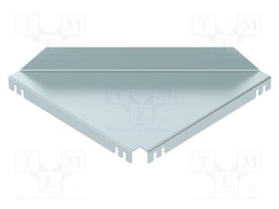 Bottom end plate; Application: for cable tray