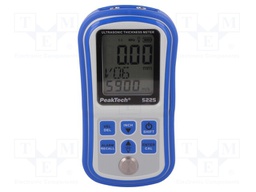 Tester: ultrasonic thickness meter; 1÷300mm; 1%; 80x145x30mm