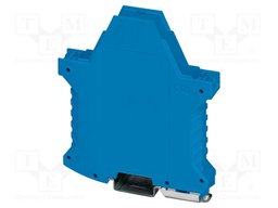 Enclosure base; with terminals; blue; UL94V-0; ME 17,5; X: 107.3mm