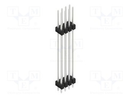 Connector: pin strips; pin header; male; PIN: 8; 2.54mm; THT; 2x4