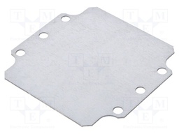 Mounting plate; steel; W: 107mm; L: 110mm; Series: EURONORD