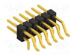 Connector: pin strips; pin header; male; PIN: 12; 2.54mm; SMT,THT