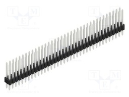 Connector: pin strips; pin header; male; PIN: 72; 1.27mm; THT; 2x36