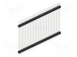 Connector: pin strips; pin header; male; PIN: 26; 2.54mm; THT; 1x26