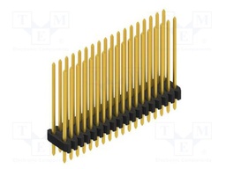 Connector: pin strips; pin header; male; PIN: 36; 1.27mm; THT; 2x18