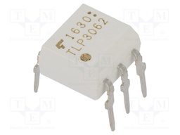 Optotriac; 5kV; Uout: 600V; zero voltage crossing driver; DIP6