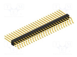 Connector: pin strips; pin header; male; PIN: 52; 2.54mm; SMT; 2x26