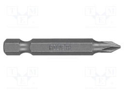 Screwdriver bit; Phillips; PH1; Overall len: 50mm; 10pcs.