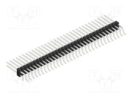 Connector: pin strips; pin header; male; PIN: 64; 2.54mm; SMT,THT