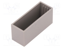 Enclosure: designed for potting; X: 15mm; Y: 40mm; Z: 19mm; ABS