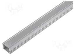 Profiles for LED modules; mat; surface,recessed; L: 2m; aluminium