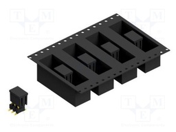 Connector: pin strips; pin header; male; PIN: 6; 2.54mm; SMT; 2x3