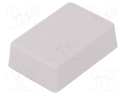 Enclosure: multipurpose; X: 29mm; Y: 44mm; Z: 15mm; polystyrene; grey