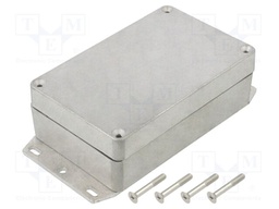 Enclosure: multipurpose; X: 81mm; Y: 125mm; Z: 41mm; 1550Z; aluminium