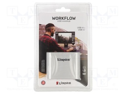 Docking station; USB 3.2 Gen 1; grey; Input: USB C socket